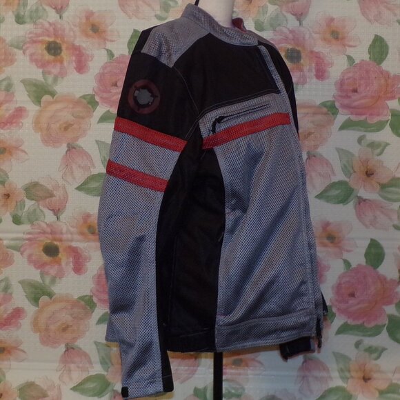 Harley Davidson Diffusion Color blocked Mesh Riding Jacket - Picture 5 of 7